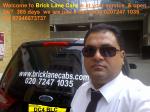 Brick Lane Cars Taxi in BLC airports Transfers, London