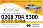 Civic Cars Taxi in London
