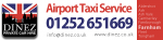 Dinez Taxis and Airport Transfers Taxi in Rushmoor, Aldershot