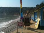 Wonky Cafe Shop in Whitecliff Bay, Bembridge